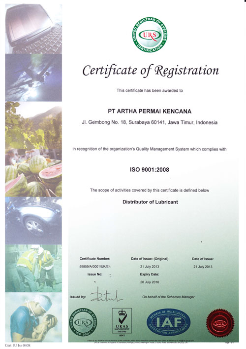 Sertifikat ISO-1